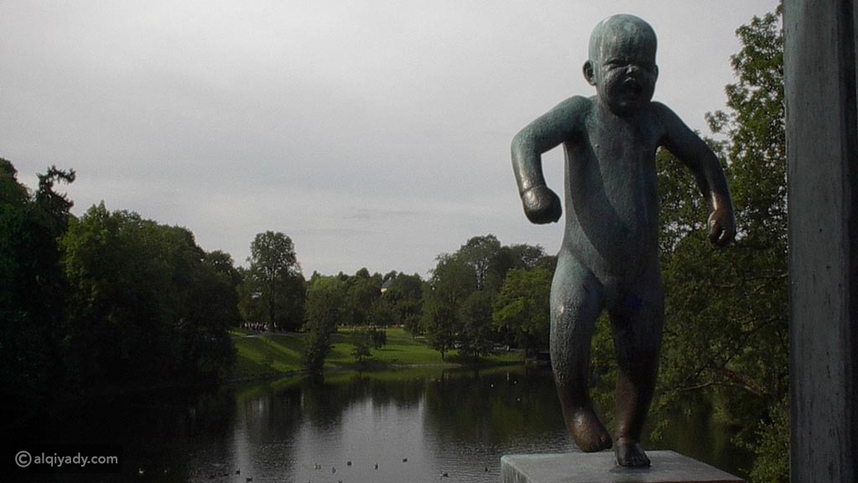تمثال الطفل الغاضب في النرويج
