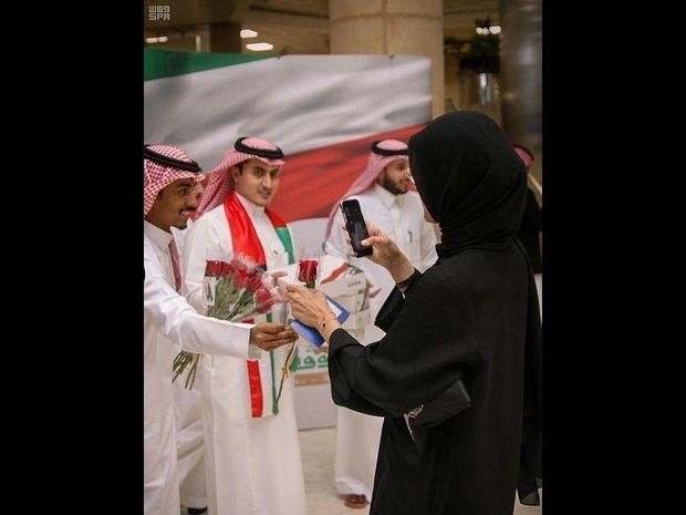 شاهد: مطارات السعودية تحتفي باليوم الوطني الكويتي - سائح