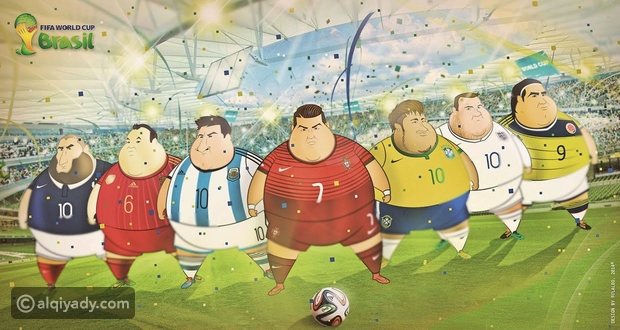 كرة القدم كرتون