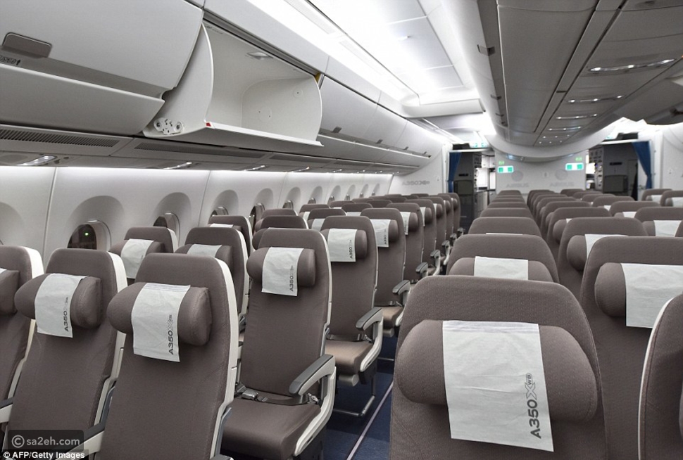 بالصورو الفيديو طائرة إيرباص A350 المذهلة من الداخل سائح