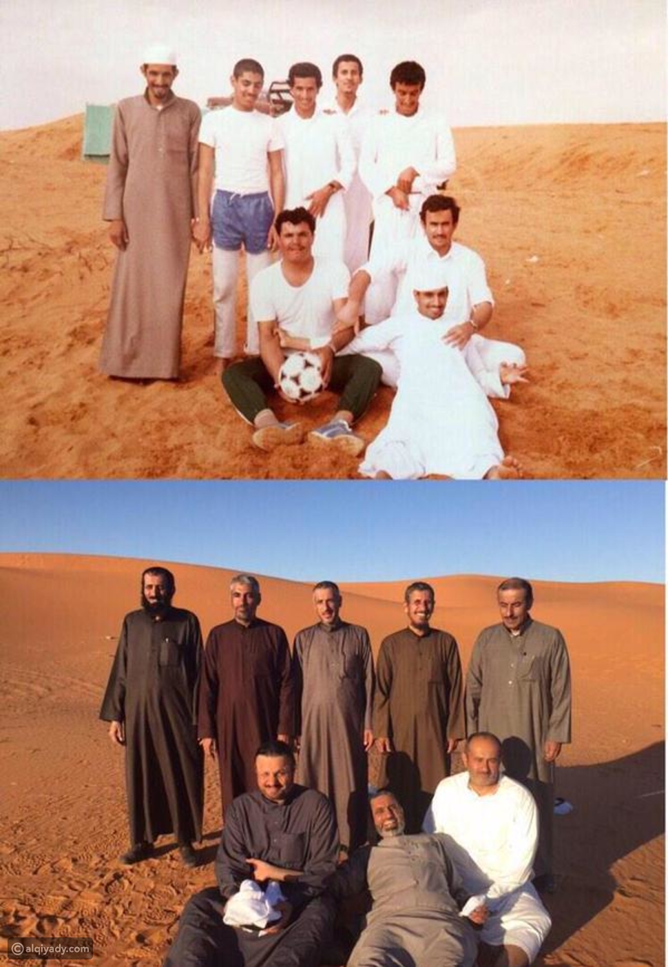 صورة تجمع شمل مجموعة أصدقاء سعوديين بعد 30 عاما تشعل تويتر القيادي